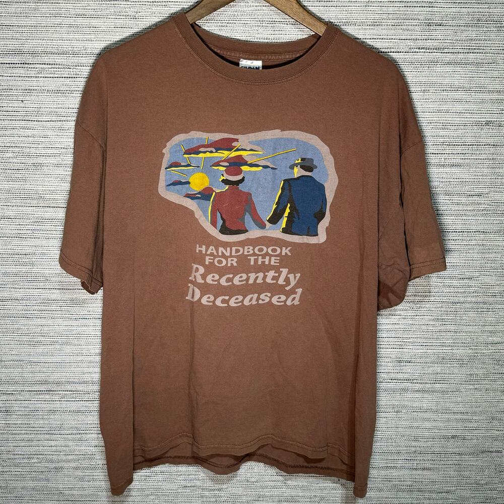 Vintage BeetleJuice‎ Handbook For The Recently Deceased Movie Promo Tee XL